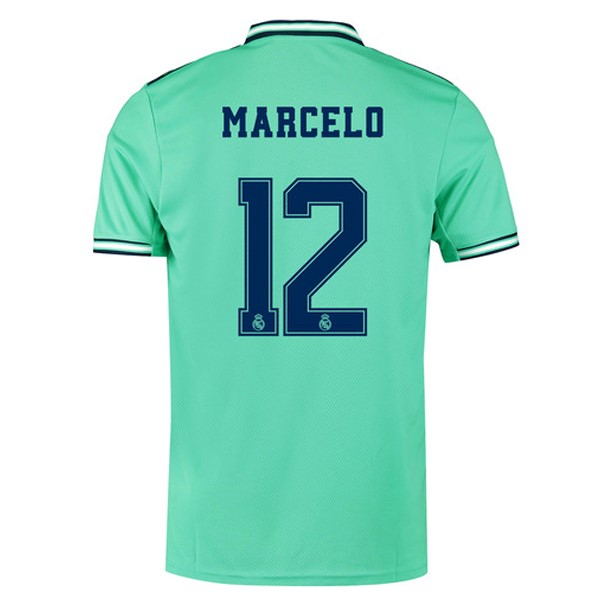 Camiseta Real Madrid NO.12 Marcelo 3ª Kit 2019 2020 Verde